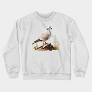 Collared Dove Crewneck Sweatshirt